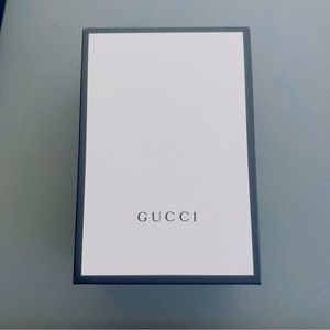 Gucci black and white box.